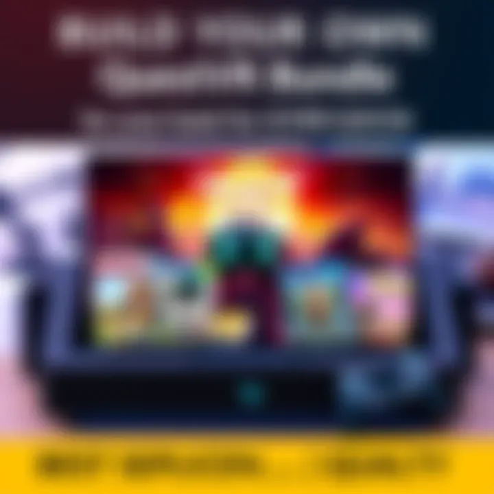 A selection of popular VR games including Amid Evil and SWARM displayed on a gaming console