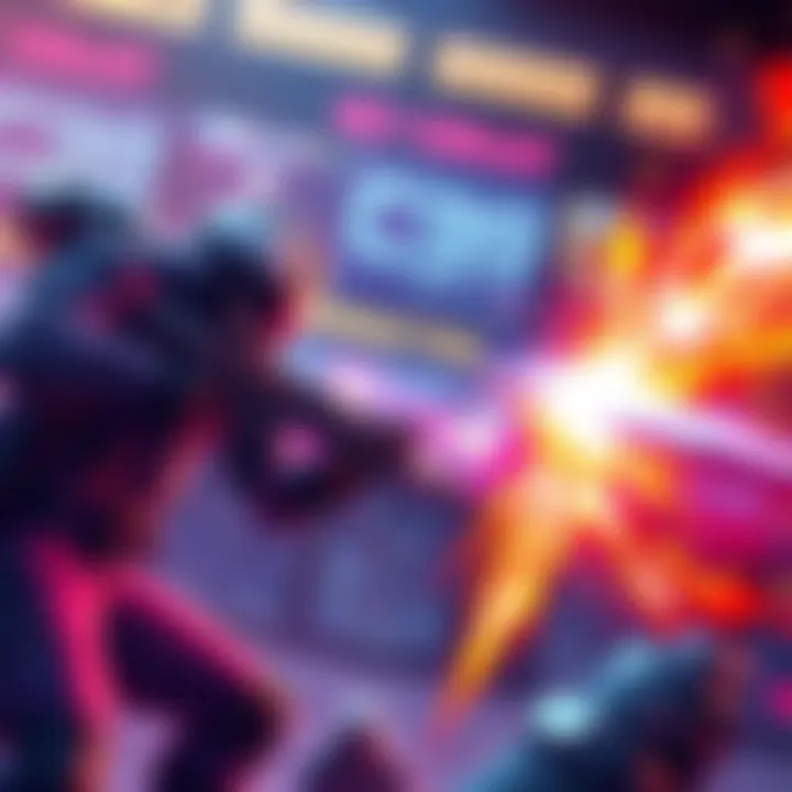 An action scene showing two popular combos, PB+Sticky and SSG+Heat Blast, in use during a game, highlighting their effects and interactions.