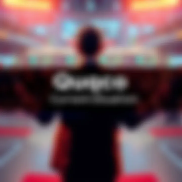 Quqco representative addressing the media about recent developments