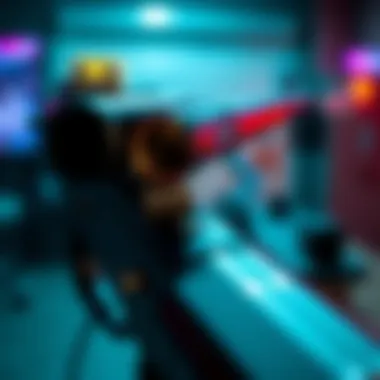 Close-up of the R1895 pistol fitted with a silencer, showing its iron sights in a gaming context.