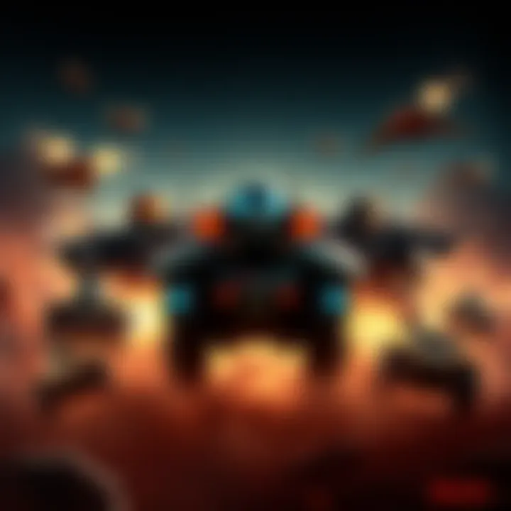 Screenshot from the official R.U.S.E. trailer showing strategic gameplay and military units