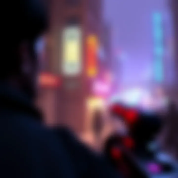 Raccoon City PC Graphics Issue Close-up of a gaming screen showing low mesh quality in Raccoon City, with blocky character models and poor graphics