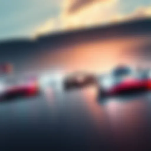 Players racing cars on Track 15 during the 2025 Summer Campaign, aiming for the Author medal in a challenging 5-lap contest.