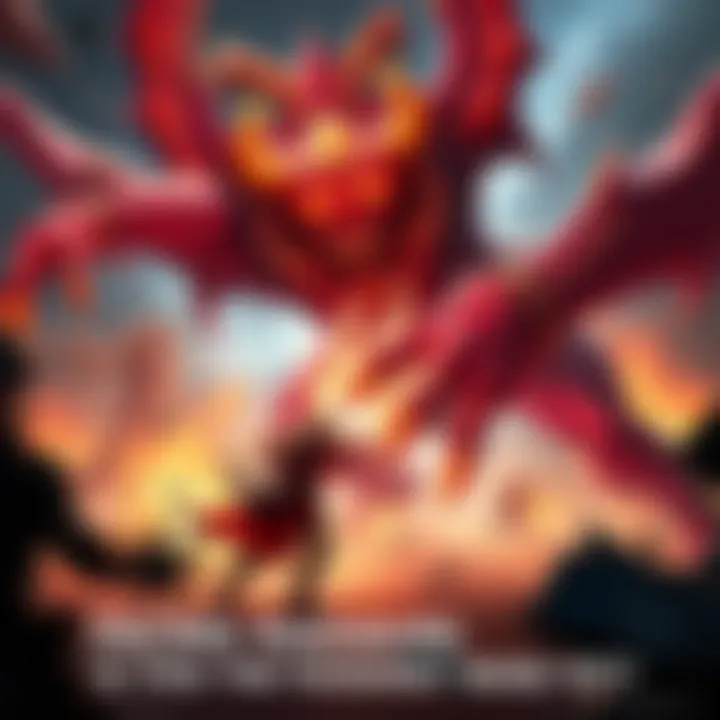 Radahn Boss Battle Player character engaging in a fierce battle with Radahn, showcasing intense visual effects and chaotic action in the game environment.