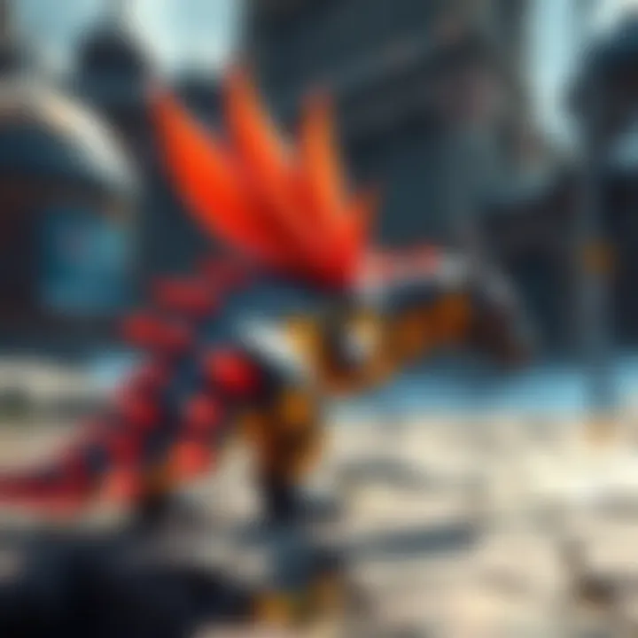 Radobaan's tail animation glitch Radobaan with a noticeably different tail animation framerate compared to its body, showcasing the game's visual issue.