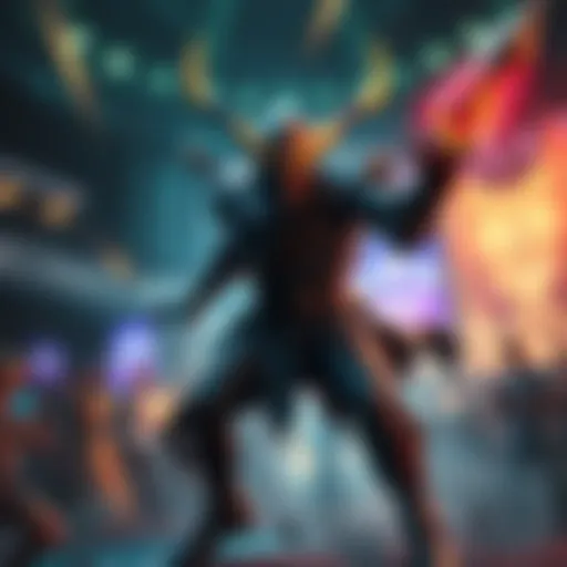 Rafaam Warlock in action A Rafaam Warlock performing an unexpected strategy during a game, showcasing unique tactics that surprise opponents.