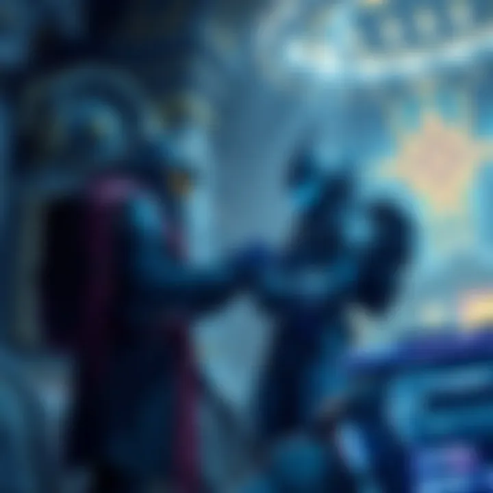 Two players strategizing in the Vault of Glass raid, planning their approach to farm armor.