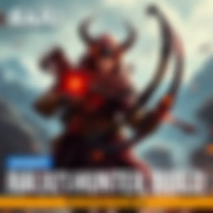 Raiju character showcasing optimal hunter build stats after EoF changes, equipped with a bow and gear, ready for action.