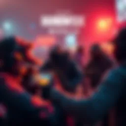 Players engaging with the new Rainbow Six Mobile game on smartphones, showcasing excitement and teamwork in action