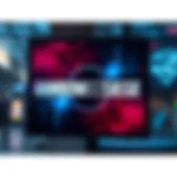 Ubisoft logo with Rainbow Six Siege game promotion details on a digital display