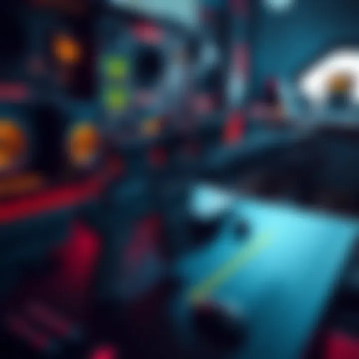 Precision Rake Angle Optimization An advanced gaming setup showcasing Rake Angle adjustment tools and magazine configurations for PvE scenarios