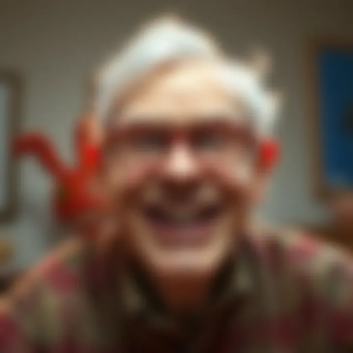 Ralph Gunderman Tribute A portrait of Ralph Gunderman, the voice actor known for Dr. Crabblesnitch in 'Bully', smiling warmly