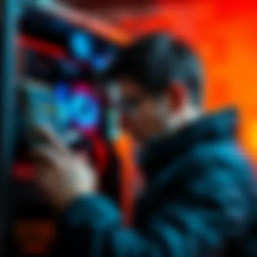 A person examining RAM options for their Ryzen 7 7800X3D PC build