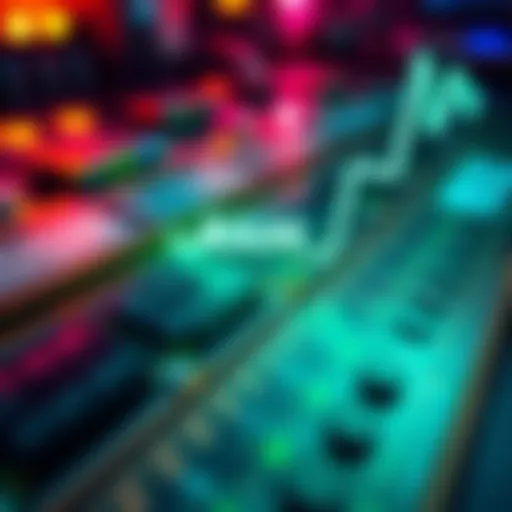 A close-up of RAM memory modules with a rising graph line indicating price increases and supply challenges in the tech industry.