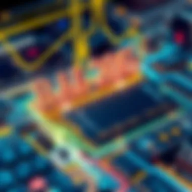 RAM Technology in 2026 A futuristic illustration showing advanced RAM modules with enhanced speed and efficiency. Devices like smartphones and computers are shown benefiting from these upgrades.