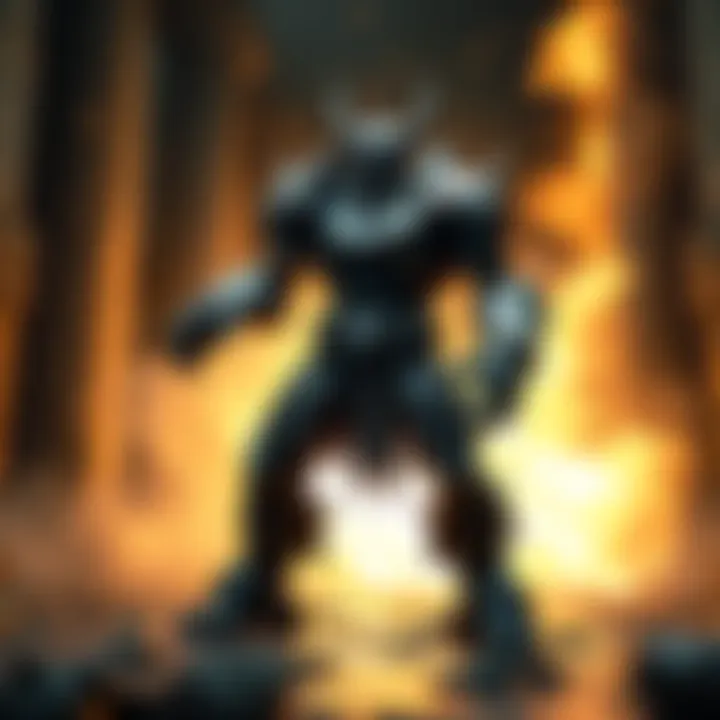 Ramattra Smasher stands confidently, activating the Black Wall effect, declaring a powerful statement, "None leave the slaughterhouse!"