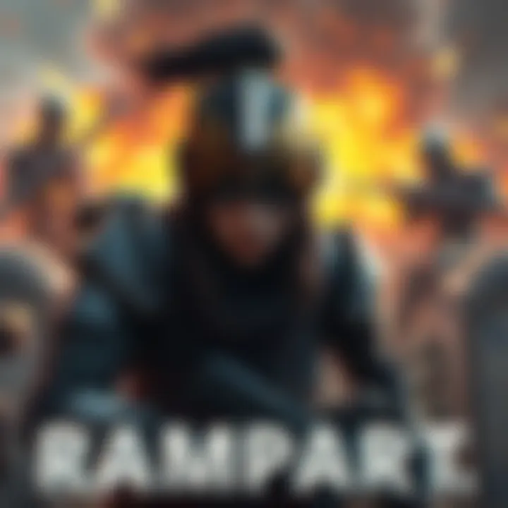 Rampart Struggling to Defend Rampart character looking uncertain while barriers crumble around her in a battle scene, depicting her vulnerability after the update.