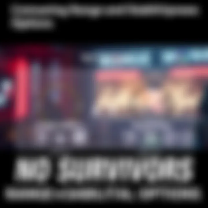 A graphic showing two configurations for range and stability, labeled 78 range with 17 stability and 74 range with 23 stability, with icons for mods like heal clip and target lock.