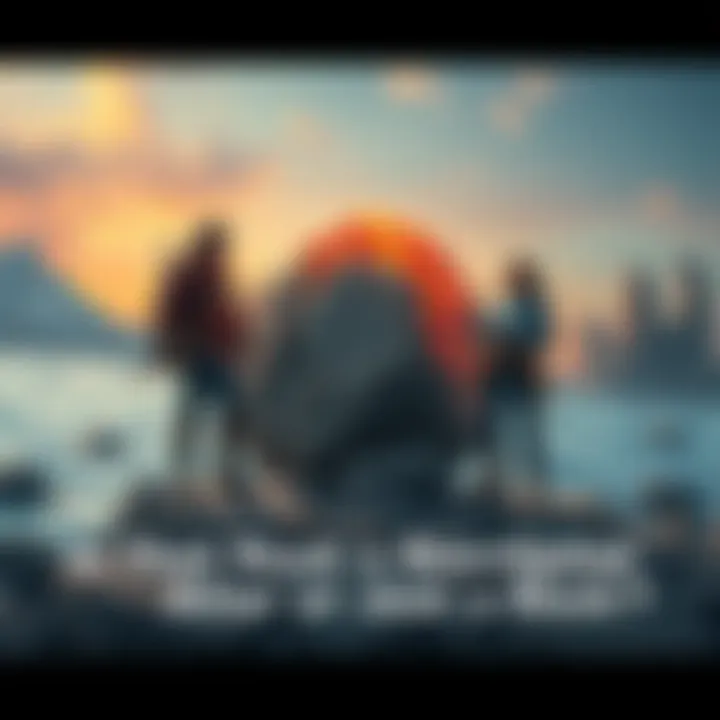 Ranger and Artificer Discussing a Rock A ranger and an artificer stand beside a large rock on an island, humorously debating its significance. The ranger looks dismissive while the artificer appears curious and thoughtful, holding a notepa...