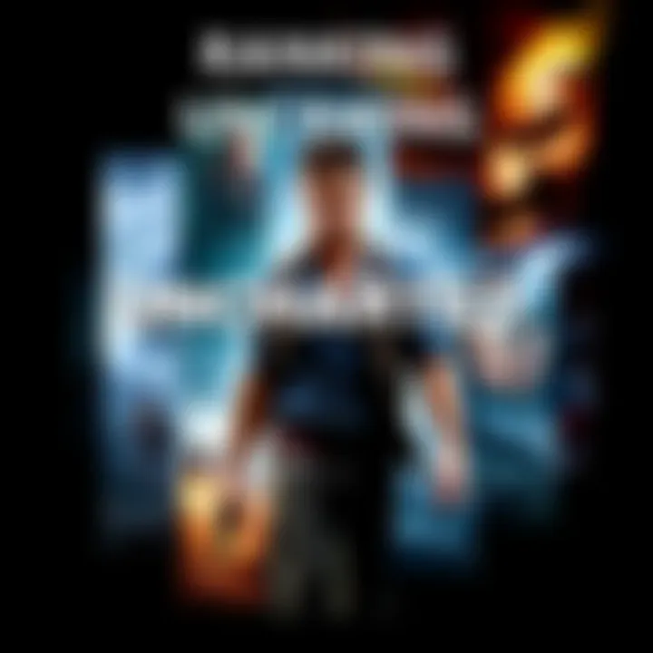 A collage of Uncharted game covers showcasing Nathan Drake and various action scenes