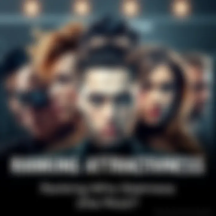 A visual representation of several individuals ranked by attractiveness, showcasing a variety of styles and expressions.