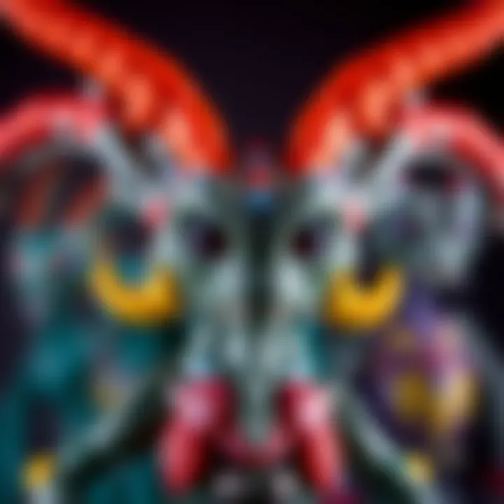 A close-up of a rare Gormiti figure from Series 1, showcasing its unique design and vibrant colors, appealing to collectors.