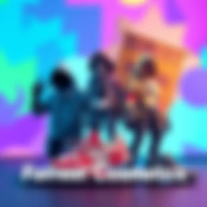 Rarest Fortnite Cosmetics A collection of rare Fortnite cosmetics including the Brilliant Bomber and Alpha Tester Banner displayed on a colorful background.