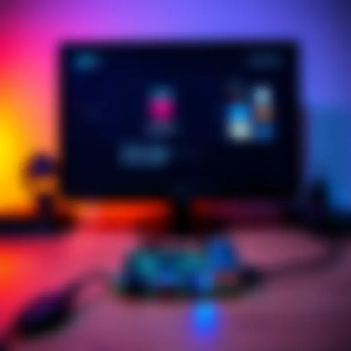 A Raspberry Pi connected to a monitor displaying SH1 gaming with RetroArch interface