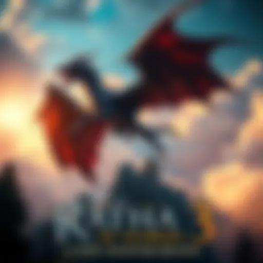 Cover art featuring a dragon soaring above a mystical landscape, symbolizing new adventures in Ratha in Stories 3.