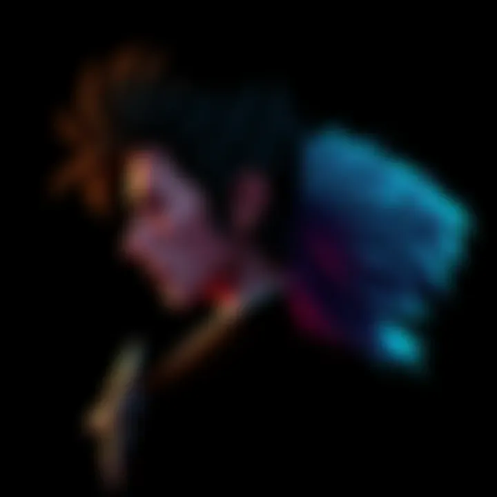 A side profile illustration of Raziel showcasing various hairstyle designs and artistic styles inspired by concept art.