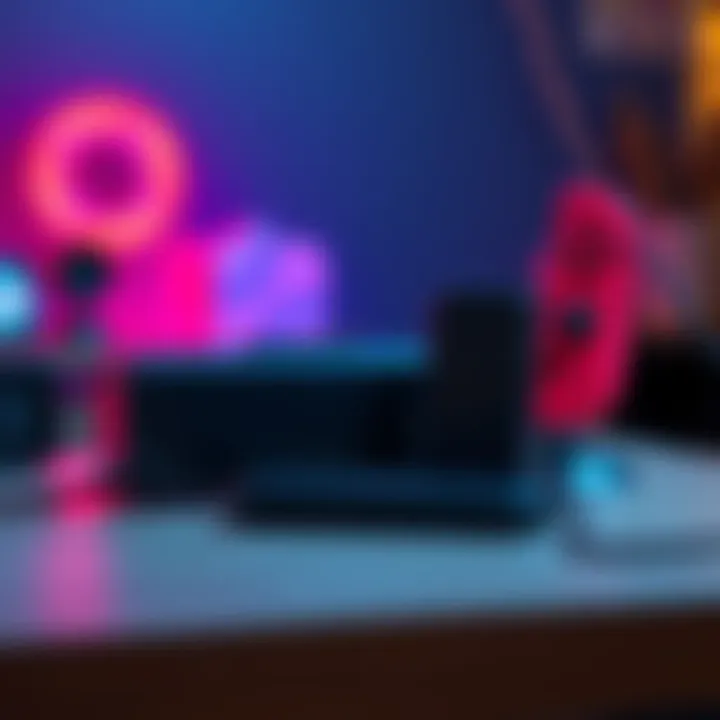 RDS Nintendo Switch 2 Case and Onn Charger RDS Nintendo Switch 2 case alongside Onn charger on a table