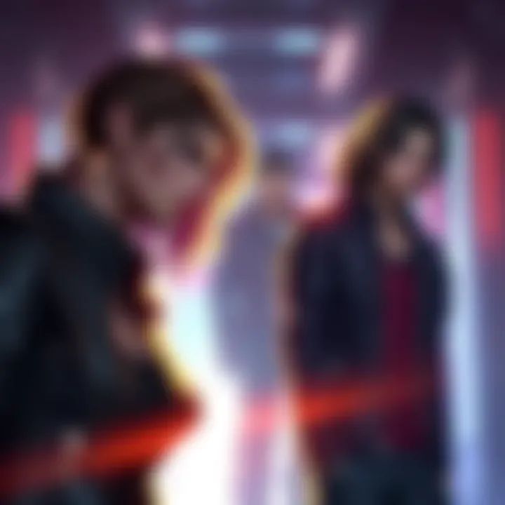 RE9 DLC Features Characters A graphic showing Alyssa with Leon and Chris with Ada from RE9, highlighting upcoming DLCs and a mini-game.