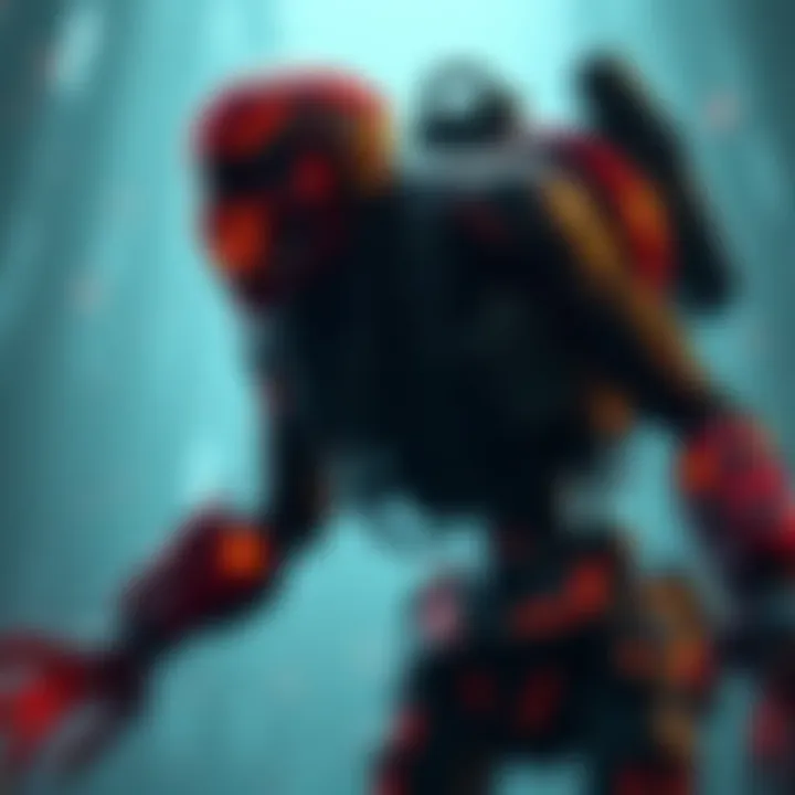 A screenshot of a stalker enemy from Re9, showing its limited AI behavior during gameplay