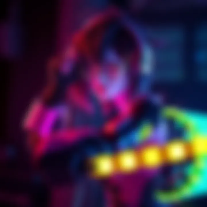 Reactive Flatline Cosplay with LED Strips A cosplay of Flatline featuring LED strips and a gear motor system in action