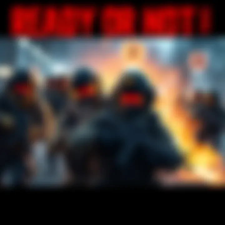 A team of tactical operators engaging in a high-stakes scenario during Ready or Not gameplay on hard difficulty.
