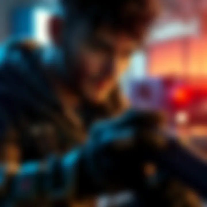 Realistic Game Injury A character in a video game showing a visible injury, highlighting the impact of maiming in gameplay.