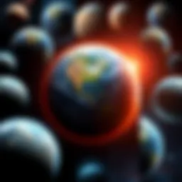 Realistic Planet Game Depictions A collage of realistic planet images from various space simulation games showing detailed surfaces and features.