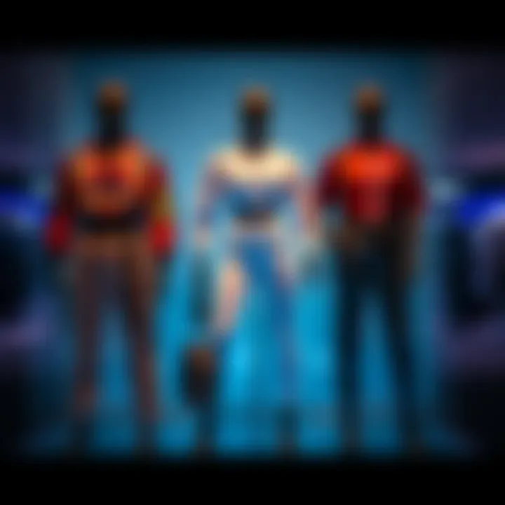Trending Rebb Ford Outfits Three stylish Rebb Ford outfits displayed on mannequins, showcasing current fashion trends for 2026.