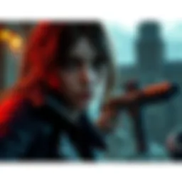 Rebecca from Resident Evil 7 confronting terrifying obstacles