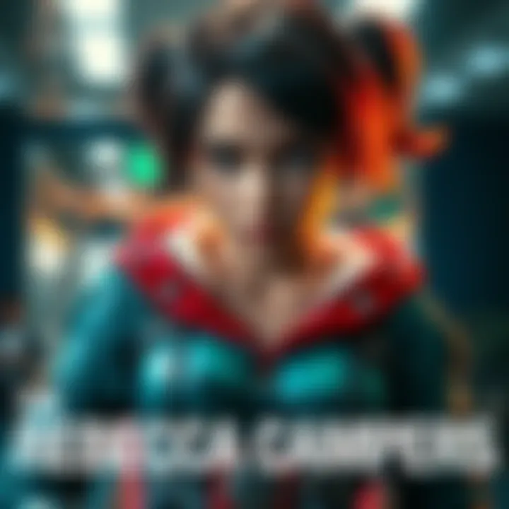 A detailed and colorful Rebecca Chambers cosplay outfit showcasing intricate design and craftsmanship.