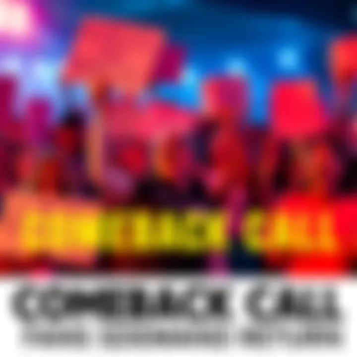 Fans demanding the return of Rebecca to the game, holding signs and cheering