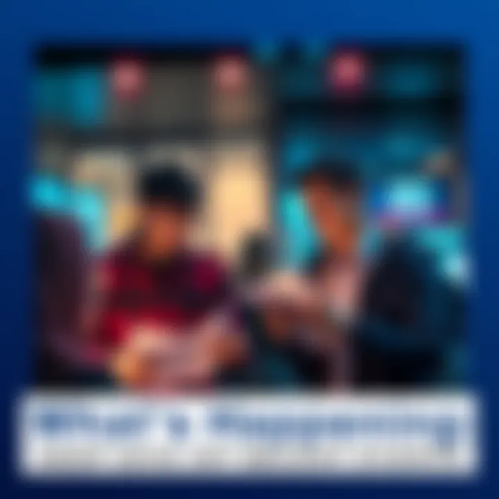 People looking at news articles and discussing current events that are causing confusion and concern.