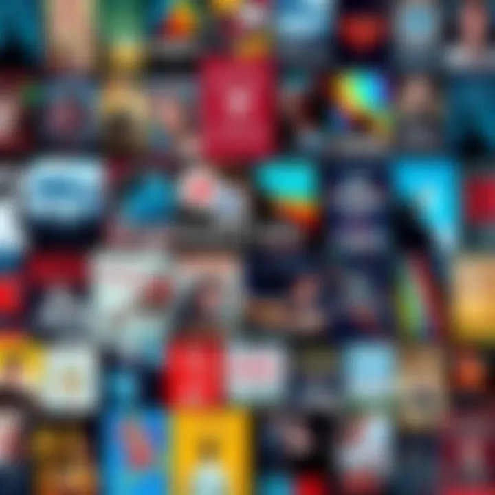 Suggestions for Similar Content A collage of book covers and media logos representing popular recommendations