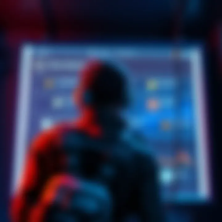 A player character in a game looking at options to regain access to the navigator after choosing hierarchy. Items to pursue are displayed on the screen.