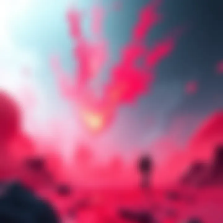 Red areas during Spirit's phase walk A visual representation of red areas appearing during Spirit's phase walk in a game, highlighting their impact on the player experience.