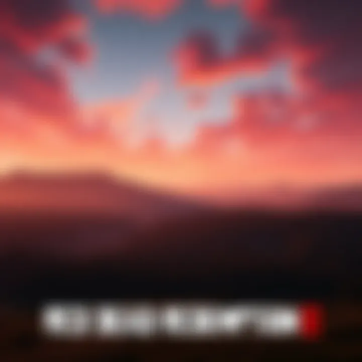Red Dead Redemption 2 Game Scene A breathtaking scene from Red Dead Redemption 2 showcasing its impressive graphics, featuring a vast open world with mountains and forests under a colorful sky.