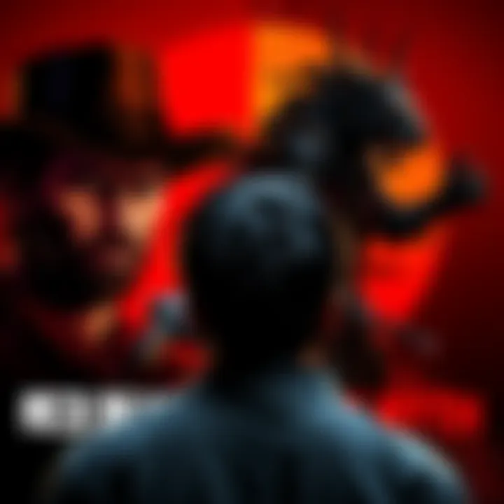 Red Dead Redemption 2 vs Black Myth Wukong A gamer contemplating between two game covers: Red Dead Redemption 2 featuring a cowboy and Black Myth Wukong depicting a mythical warrior.