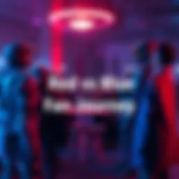 A group of fans discussing the Red vs Blue series in a forum setting, showcasing excitement and engagement around the iconic Halo machinima.