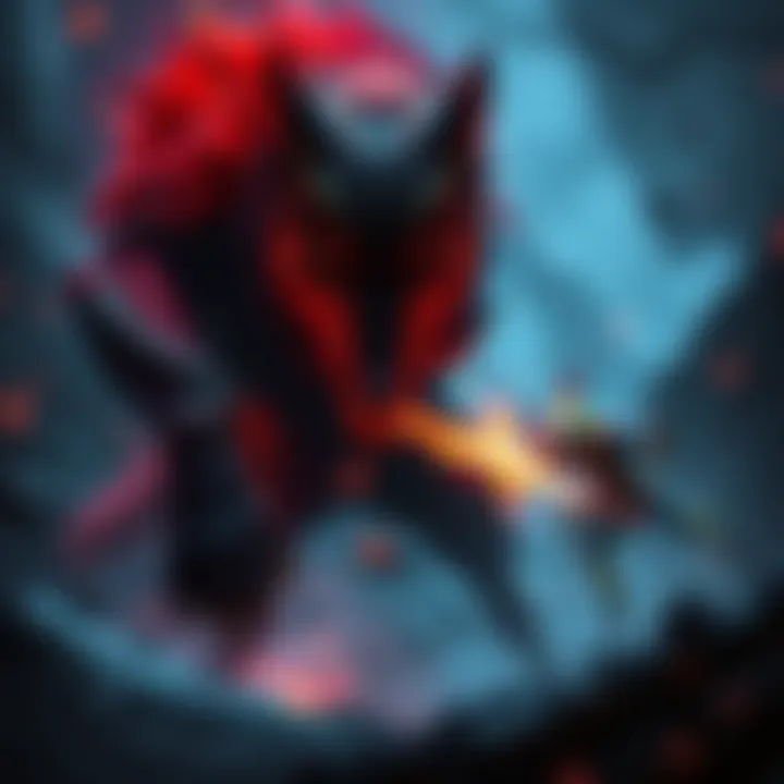 A fierce wolf with glowing eyes attacking a player in a dark, mystical setting within Raya Lucaria.