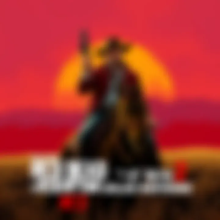 Cover art of Red Dead Redemption 2 featuring the main character on horseback in a wild west setting